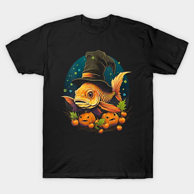 Corydoras Paleatus Fish Halloween T-Shirt by SemajBrandons